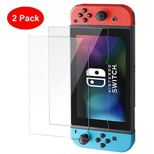 Nintendo Switch Screen Protector, 2-Pack 0.33mm Tempered Glass Screen Protector for Nintendo Switch