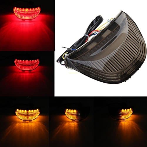 HH Limited Led Tail Light with Signals Turn Light Smoke Lens Integrated LED For Honda CBR 600 RR 03-06