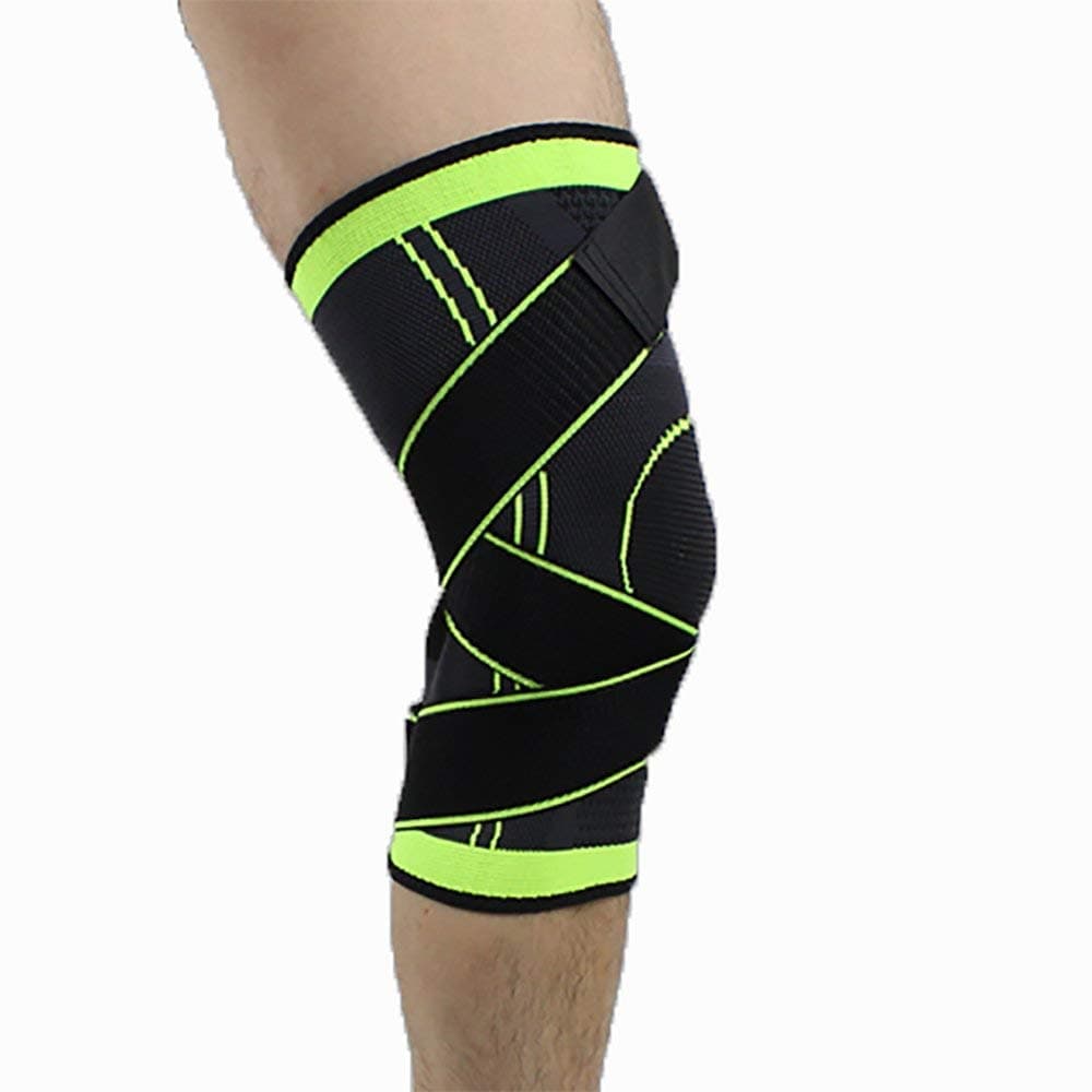 MPHABON Knee Brace Knee Compression Sleeve for Meniscus Tear Knee Pads Support Patella Stabilizer Arthritis Pain Relief-Single