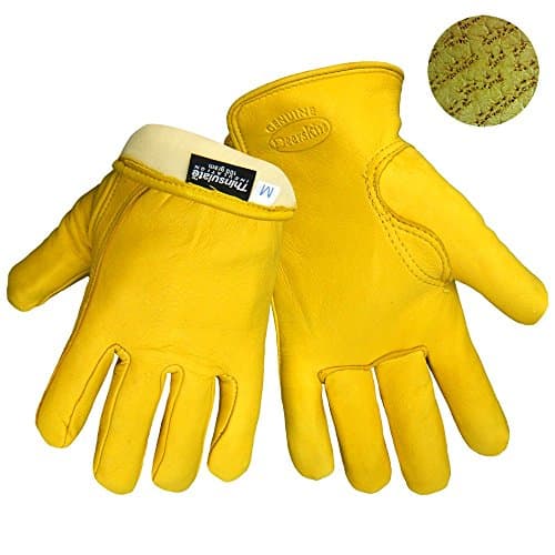 Insulated Deerskin Gloves Premium Grade/thinsulate 1 Pair Large
