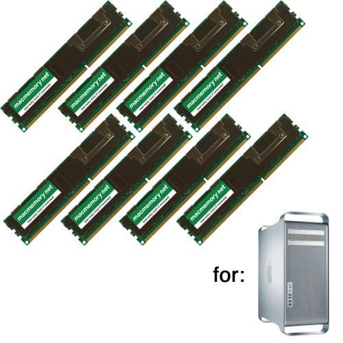 MacMemory Net 32GB DDR3-1333 ECC DIMM PC3-10600 DDR3 1333Mhz Kit for Apple Mac Pro (8x 4GB)