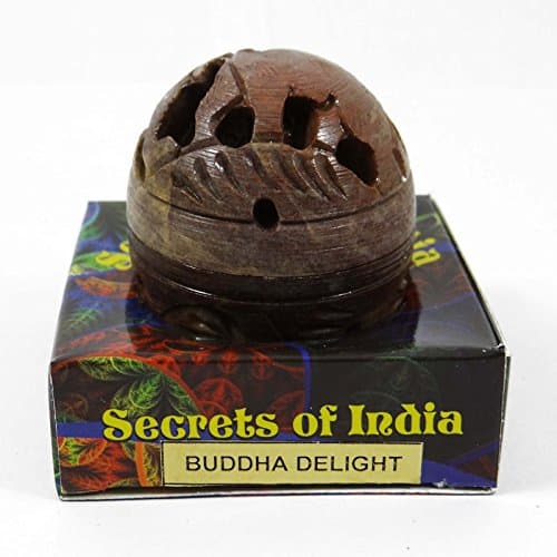 Natural Buddha Delight Solid Perfume Body Musk In Stone Jar 8