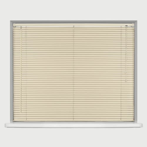 PVC Long Drop Venetian Blind Cream 120cm width x 210cm drop