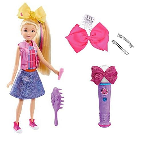 Just Play Jojo Siwa Doll and Microphone Gift Set with DIY Pink Bow Kit