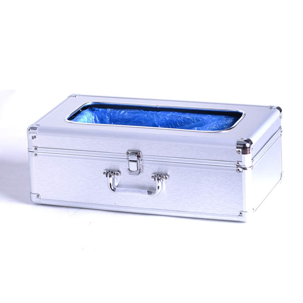 Feifei Automatic Shoe Cover Machine with Non-Woven Shoe Covers Home/Office Disposable Foot Cover Machine Non-Slip (Color : 2, Size : 500 Non-Woven Shoe Covers)