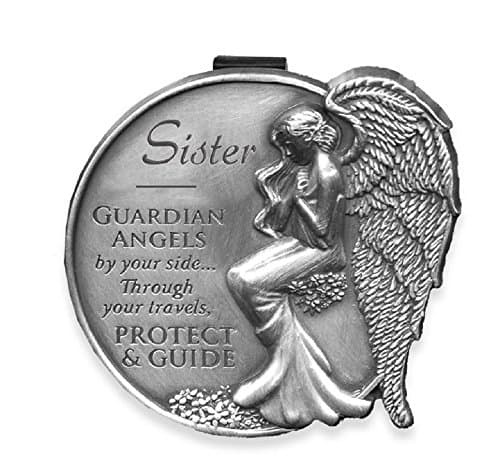Sister Guardian Angel Visor Clip