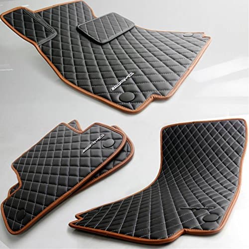 Unique Custom Designed Interior Floor Mats: Amazing Handmade All-Weather Super Heavy Duty & Extra-Protective-Ideal For Luxury & Exotic Cars Custom Fit: Mercedes S-Class Models