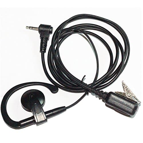 Covert G Shape Earpiece headset PTT MIC for 1 PIN 2.5MM Motorola COBRA Talkabout Walkie Talkie 2 Way Radio T6200C T5800 T7200 T5720
