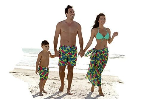 Father & Son Matching Shorts (MEDIUM, GREEN)