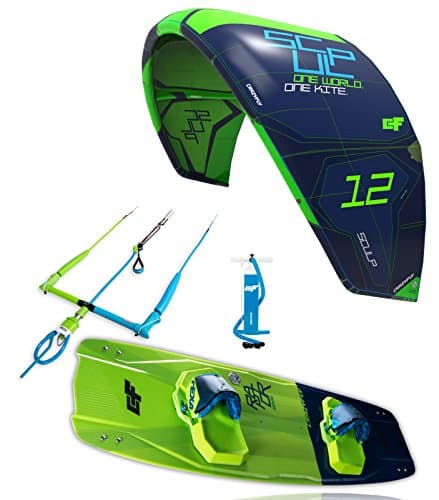 CrazyFly Kiteboarding 2018 Sculp 14 m Kite and Raptor 140 Package, Green, 14 x 42