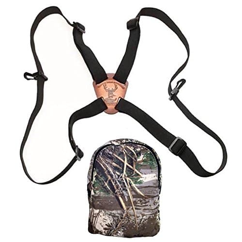 Crooked Horn Bowhunter's Kit:Slide N Flex Bino System Binocular Harness with Bino Shield Protective Covers