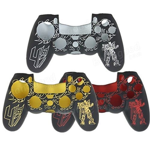 Soft Silicone Case Skin Transformers Style Wireless Cover For Ps4 Controller