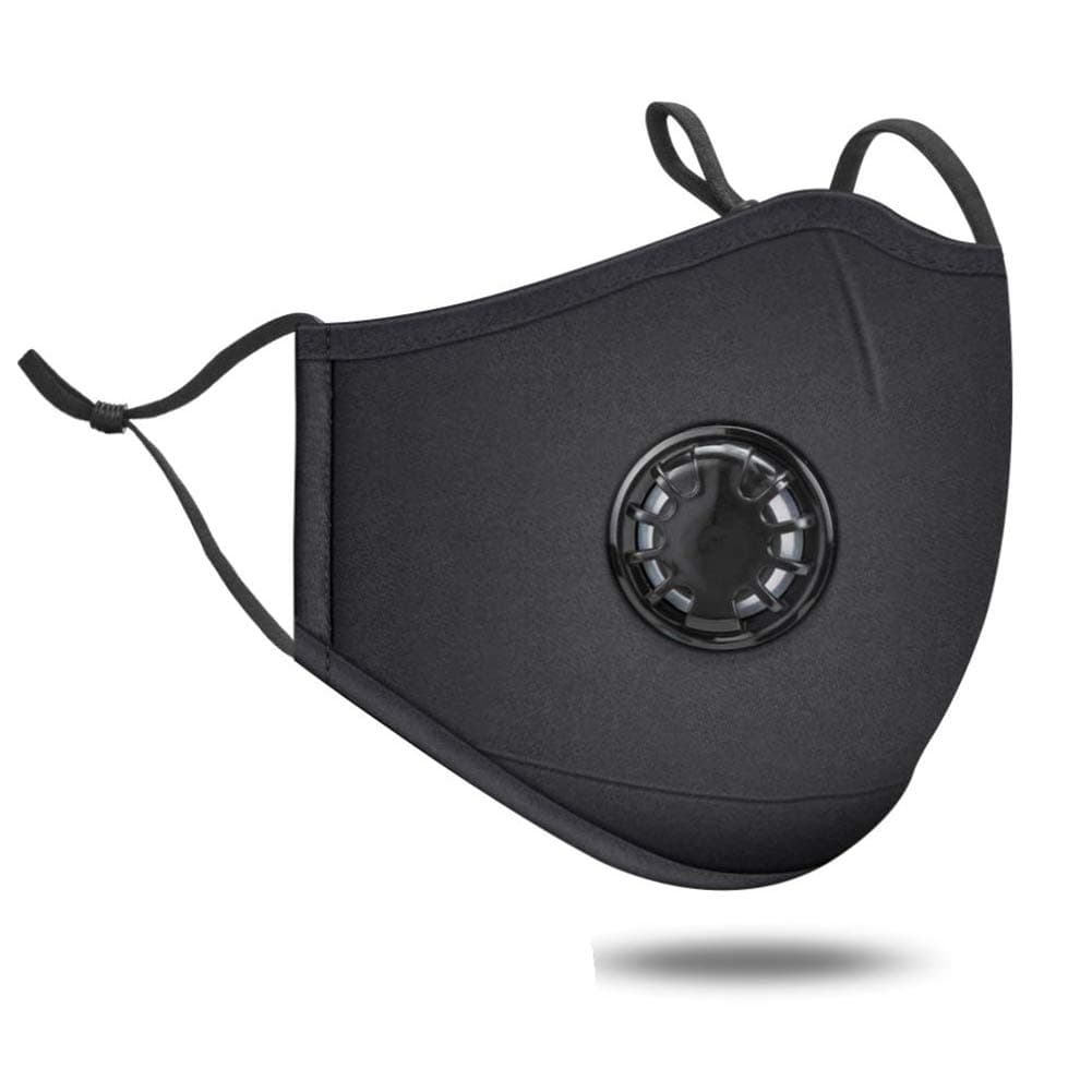 Newooh Reusable PM2.5 Dust Mask Washable Protective Mask Fine Dust Mask Reusable Mouth Guard Mask for Cycling Motorcycle Bicycle