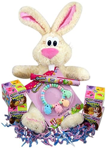Plush Bunny Shopkins Candy and Chocolate Easter Basket Stuffer