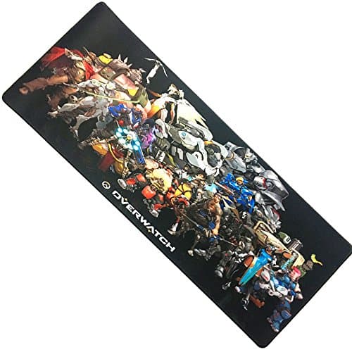 Gicon Anti-Slip Gaming Mouse Pad Extended Gaming Mouse Mat Anti-Slip Rubber Base OW Family (31.5 in x11.8 in x 0.12 in)