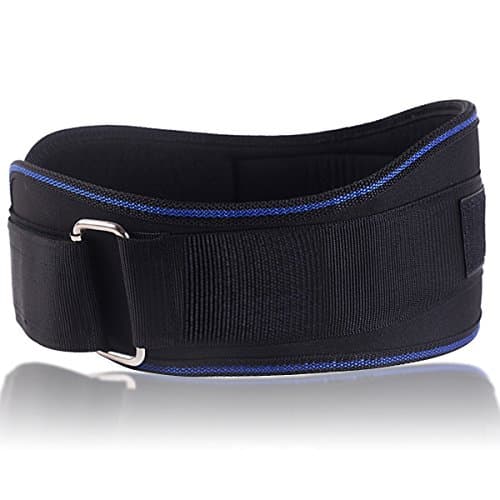 Elemart Weightlifting Belt - Firm &amp; Comfortable Lumbar Support Back Protection for Men &amp; Women Great for Squats, Crossfit, Lunges, Deadlift, Powerlifting, Strength &amp; Weight Training (Large)