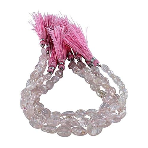 PINK MORGANITE Beads Potato Shaped 8-11mm 8"