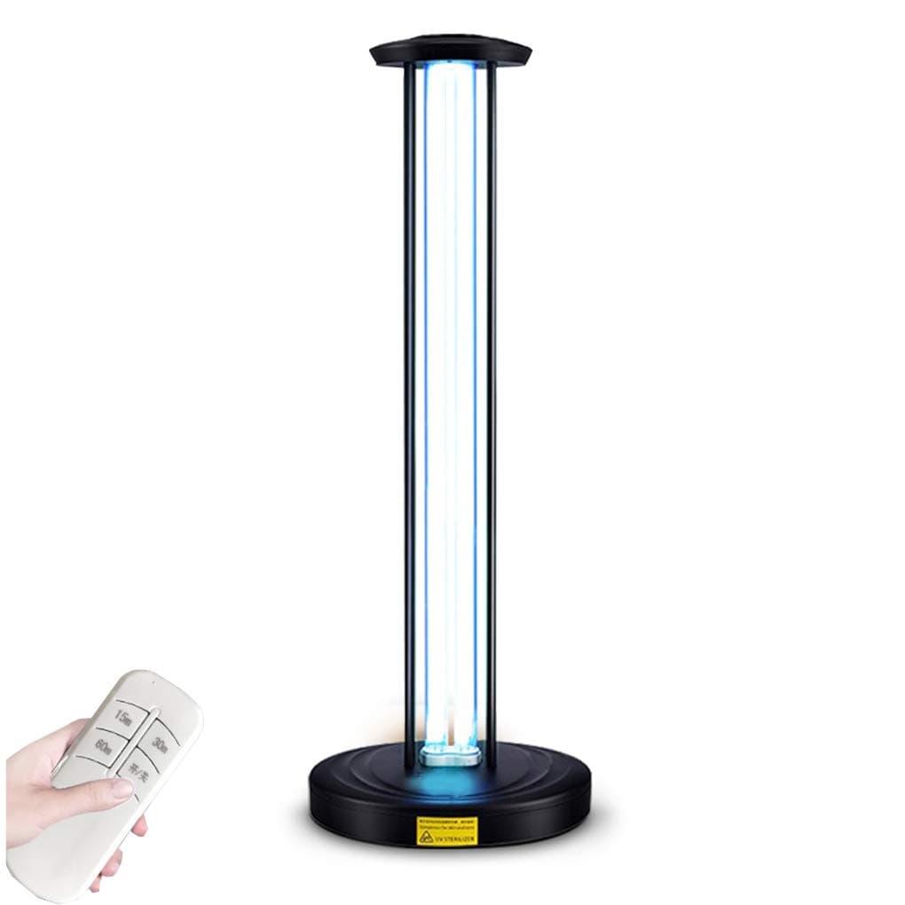 UV Germicidal Lamp, Mobile Ozone Ultraviolet Sterilization Light, Home Disinfection Light, Remote Control Timing 38W 58W 150W