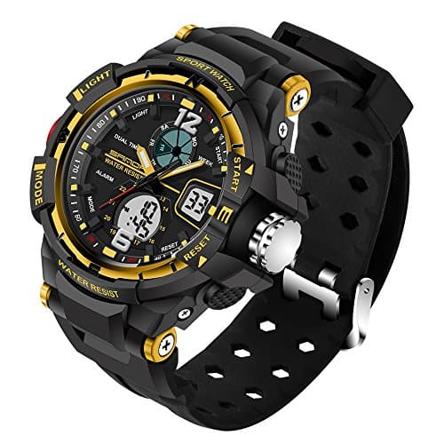 Kid LED Watch Children Boy Girl Sport Multi Function Analog-Digital Waterproof Electronic Quartz Watches