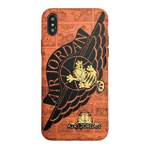 1 piece Phone Case for iphone 6 6S 7 8 Plus New Sports Air Dunk Jordan Garfield AJ1 Couple Soft Back Cover for iphone X 10 XS XR MAX