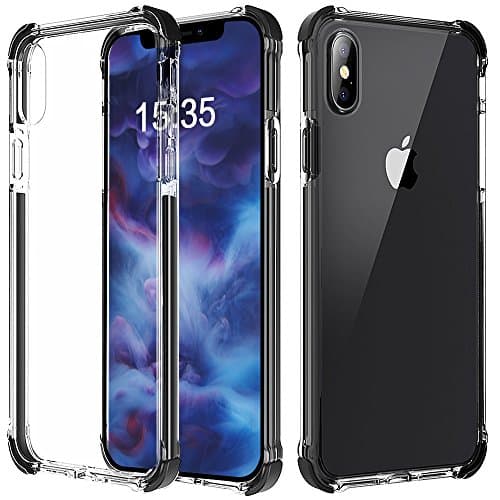 iPhoneX Cases,TPE Shock Absorption Bumper Case Phone SocksLightweight Crystal Clear iPhone Skins Covers Slim with Flexible Soft TPU 360 Degree Shock Drop Scratch Protection for iPhone