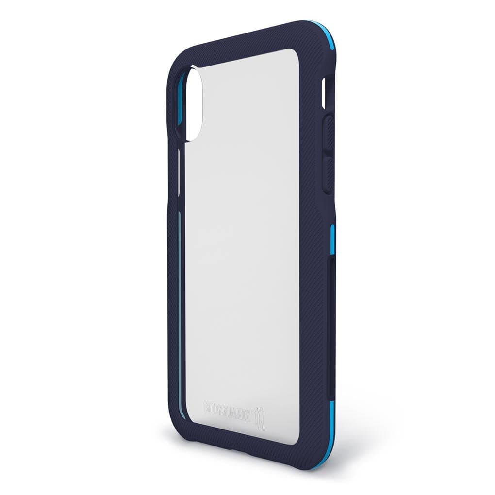 BodyGuardz Trainr Pro Cell Phone Case for Apple iPhone X - Navy/Blue