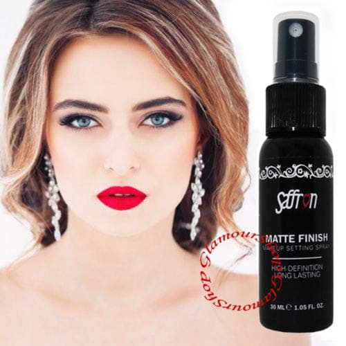 Saffron London Matte Finish Setting Face Spray Long Lasting Fixing Make-Up Fixer 30ml
