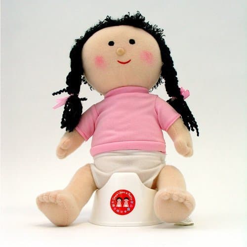 Once Upon A Potty Plush Doll Set With Mini-Potty - Girl by Once Upon a Potty