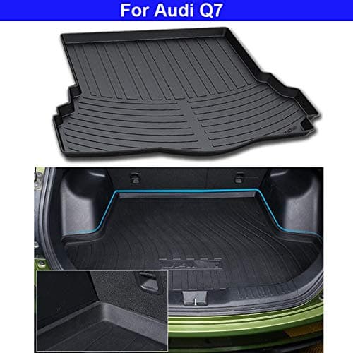 New 1pcs Car Boot Mat Rear Cargo Mat Rear Trunk Cargo Liner Cargo Mat Car Rear Luggage Cover Mat For Q7 2016 2017 2018 2019