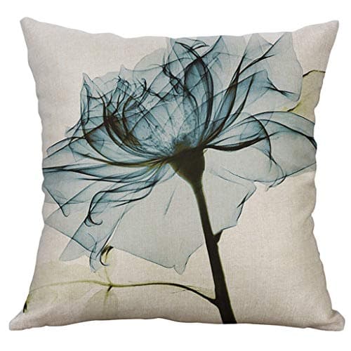 Cotton Sofa Pillow,2019 Soft Canvas Throw Pillow Covers Cases for Couch Sofa Home Decor Modern Contrast color square (B, Free Size)