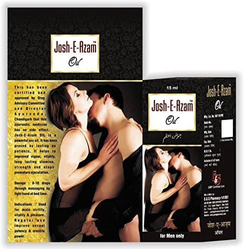 Josh-E-Azam Sexual enhancer Ayurvedic Herbal Erectile Dysfunction Oil (3 Bottle)