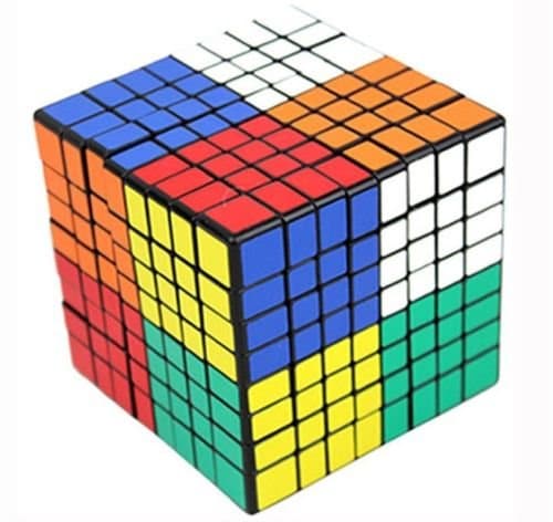 8x8x8 Shengshou black speed magic cube puzzle