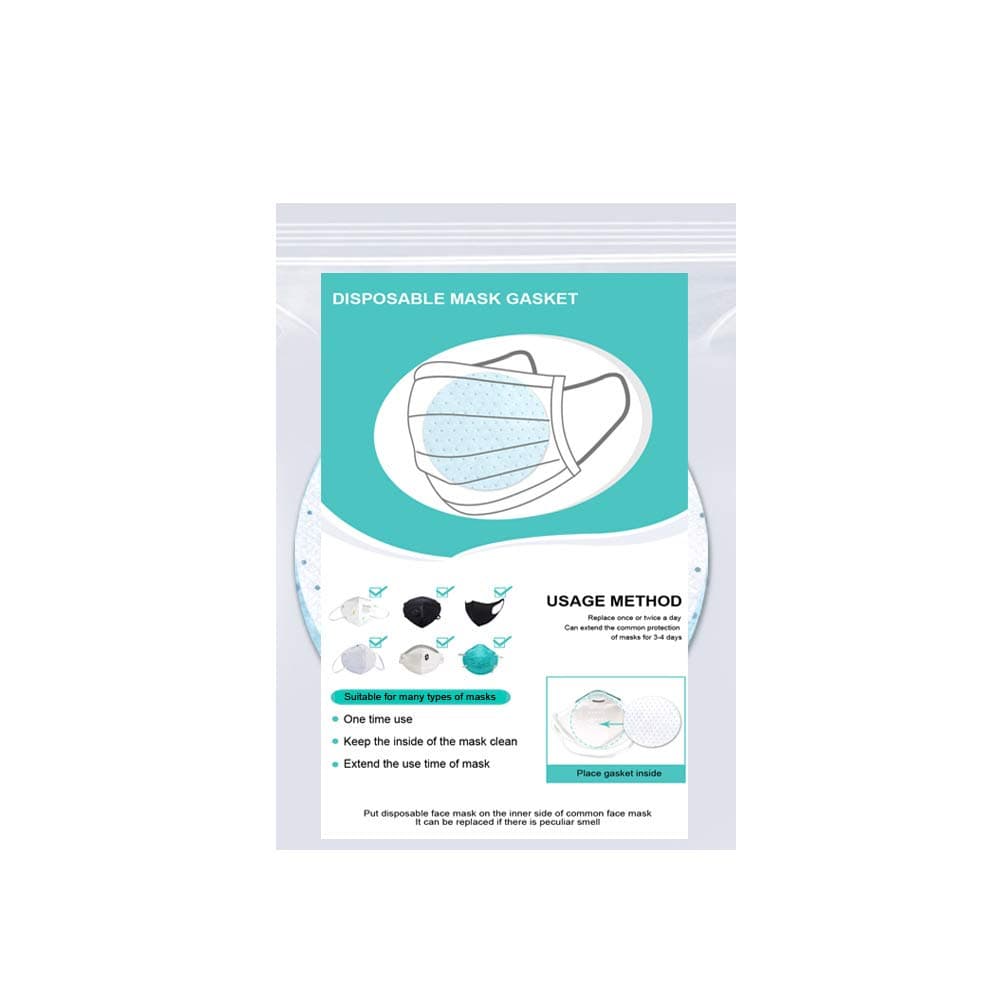 GTWCK 10Pcs Disposable Mask Pad, Mouth Mask Replacement Pad Activated Carbon Filter Replacement Filter Pads Mask Filter for Most Mouth Mask with Filter Slot