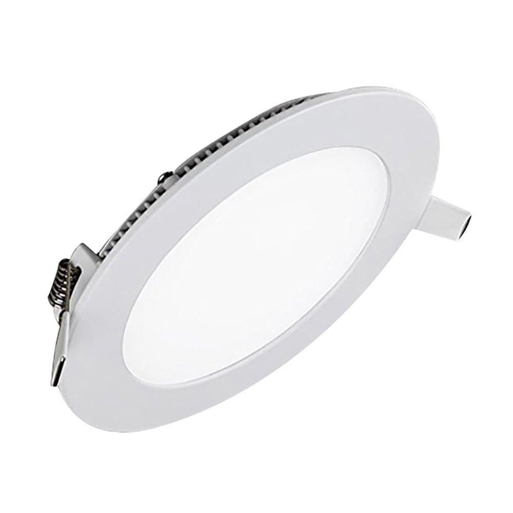 ROSE T 12W LED Round Recessed Ceiling Panel Light Ultra Slim Lamp 3200K Warm White (Set of 1, Warm White)