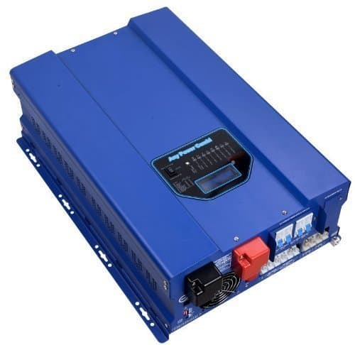 Gomistar 6000W Peak 18000W Split Phase Pure Sine Wave Power Inverter, DC 48V AC Input 110V AC Output 120V 240V Converter, With 40A MPPT Solar Charger Controller, 6kW