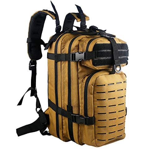 WolfWarriorX 30L Small Tactical Backpack Military Assault Pack Rucksack Molle Bag