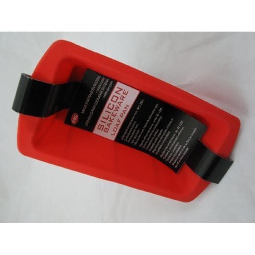MTGL Bakeware Loaf Pan, Silicone, Red, 10.47 x 5.28 x 3.07 cm