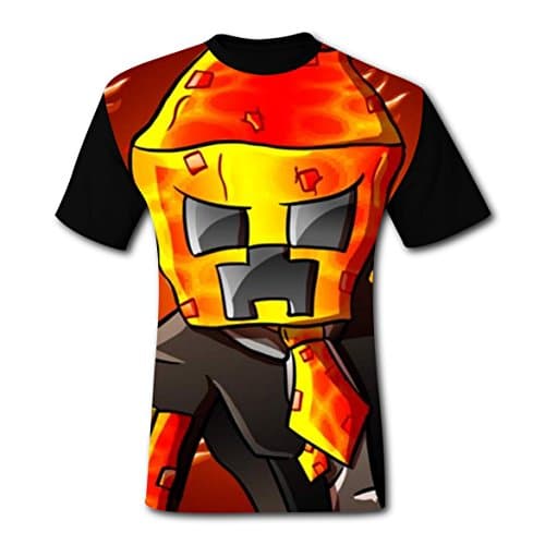 T-shirts Tee Shirt Tops for Men Black Cool 3D SSundee Or Prestonplayz S