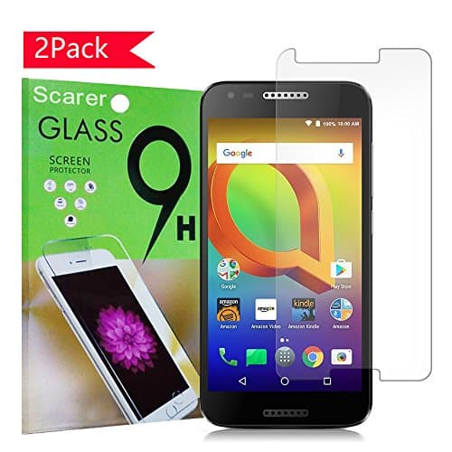 [2 Pack] Scarer For T-mobile REVVL &amp; T-mobile Revvl T1/ Tempered Glass Screen Protector, 2.5D 9 Hardness HD Anti-Scratch Anti-Fingerprint [Lifetime Replacement Warranty] For T-mobile Revvl T1