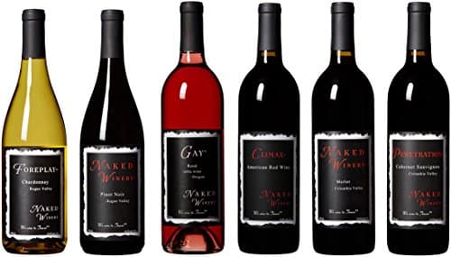 Oregon &amp; Washington Wines "Something for Everyone" Bundle Mixed Pack, 6 x 750 mL by Naked Winery