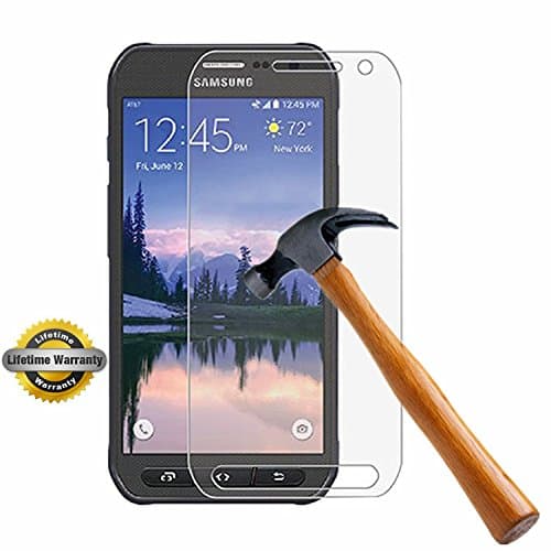 Galaxy S6 Active Screen Protector, SOOYO(TM) Premium Tempered Glass Screen Protector (Shatter-Proof/Bubble Free) for Samsung Galaxy S6 Active ,not for Galaxy S6, S6 Edge [Lifetime Warranty]-[1Pack]