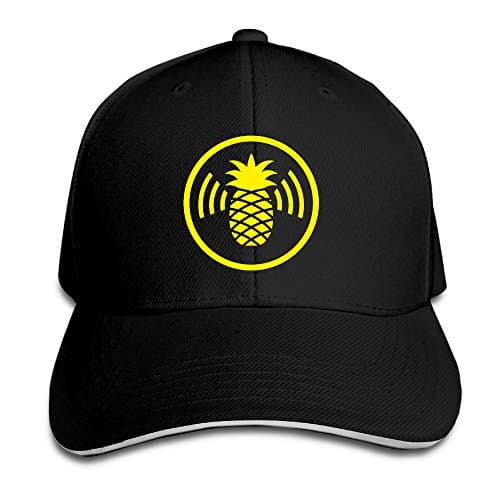 Unisex Adjustable Snapback Hat Solid Colors Sports Caps For WiFi Pineapple