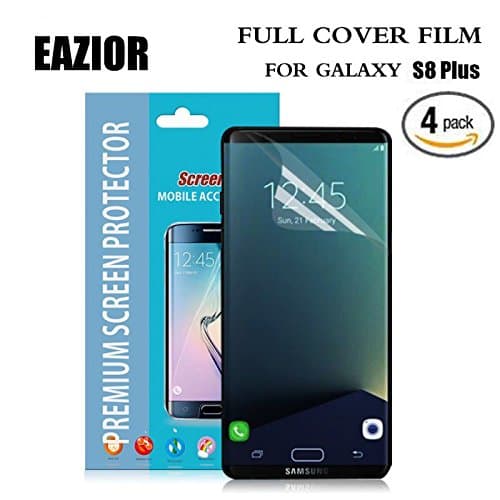 Eazior for Galaxy S8 Plus Screen Protector (Not Glass), Full Coverage Screen Protector for Galaxy S8 Plus (S8+) HD Clear Anti-Bubble Film (For S8 Plus)