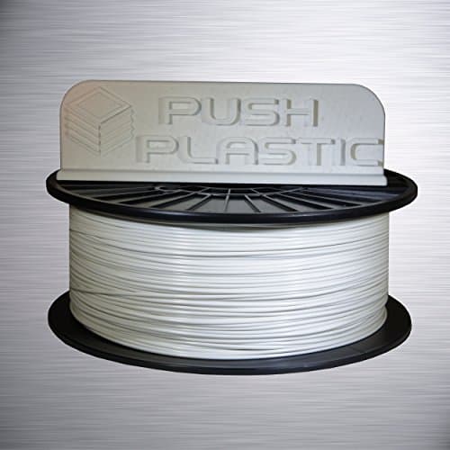 Push Plastic 3mm White PLA Filament 1kg (2.2 lbs) spool