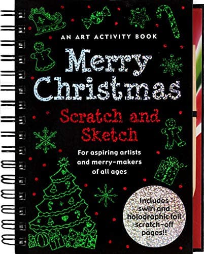 Merry Christmas Scratch and Sketch: An Art Activity Book for Aspiring Artists and Merry-Makers of All Ages