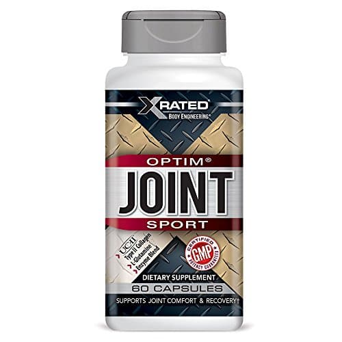 Xrated Body Engineering Optim Joint Sport (60 caps) with UC-II Type 2 Collagen, Clinically Proven 2X More Effective Than Glucosamine &amp; Chondroitin: Turmeric, Boswellia &amp; Glutamine for Muscle Recovery