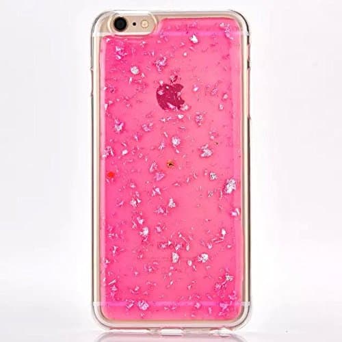 iPhone 6 plus Case,doopoo ® Flexible Premium Slim Dual TPU Gel Silicone Soft Scratchproof Shiny Bling Glitter Sparkle Protective Skin Case Cover for iPhone 6 6s plus 5.5" inch-Pink
