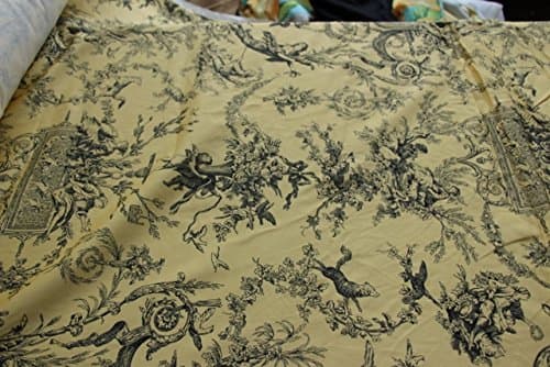 Eisenhart designer fabric Old World Toile per yard