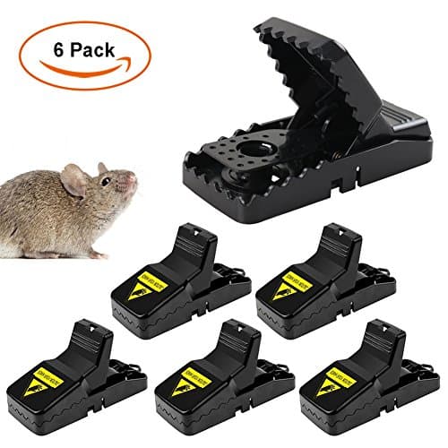 Mouse Traps - Snap Mouse Trap, Mice Trap, Metal Clip Power Rodent Killer - Reusable &amp; Powerful - 100% Mouse Catcher - 6 Packs