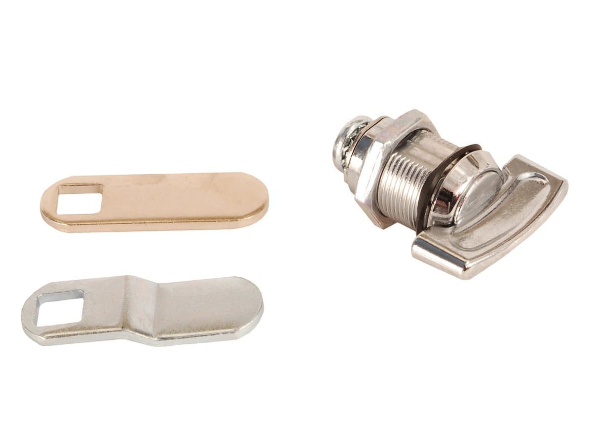 RV Designer L527, Non-Locking Compartment Lock, Thumb Turn, Weather Resistant, 7/8 inch, Outdoor Hardware